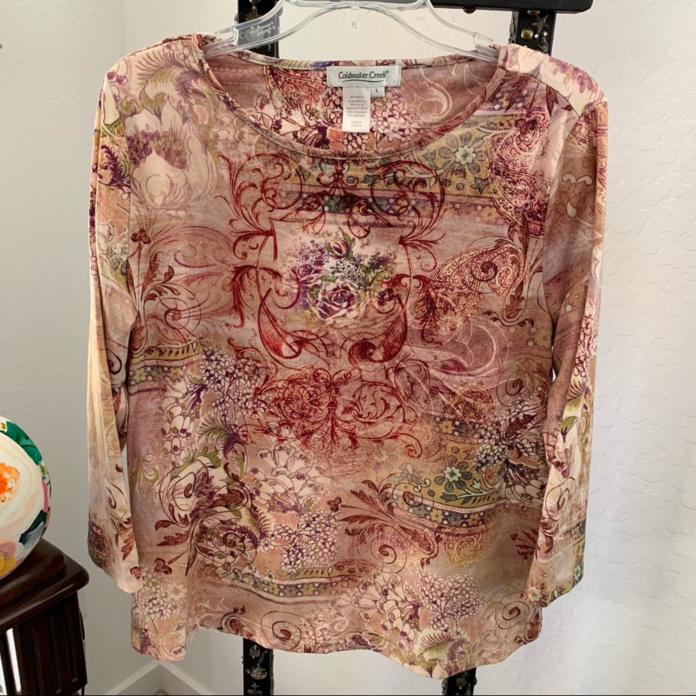 Coldwater Creek Ladies Blouse L